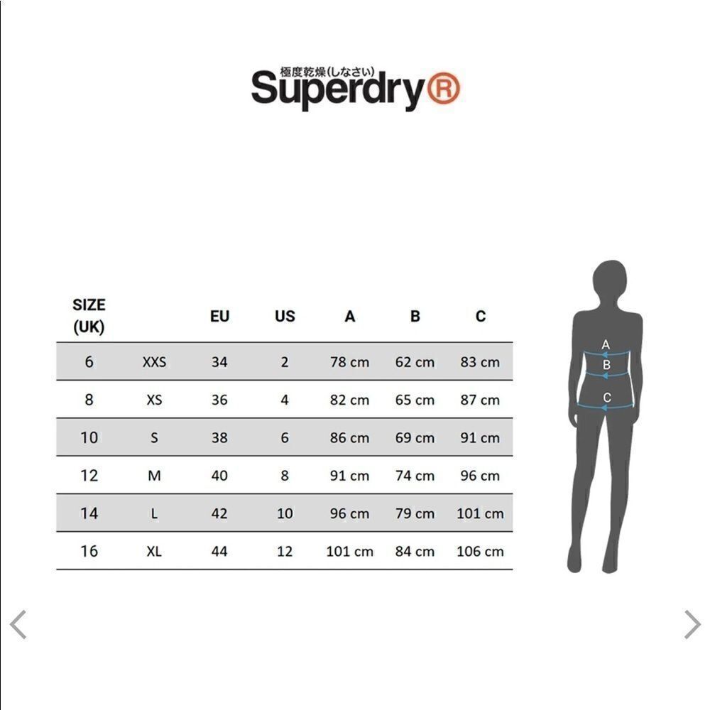 New Superdry Women's Code Boxy Hood Size Large - Picture 11 of 11